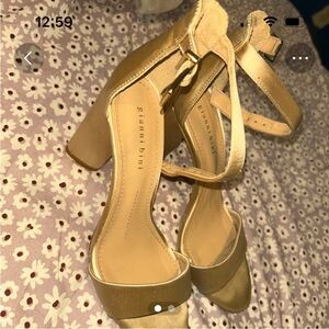 Gianni Bini Gold Women's Heels